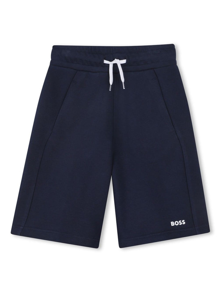 Bermuda blu navy per bambino J51993 849 Boss Kids 