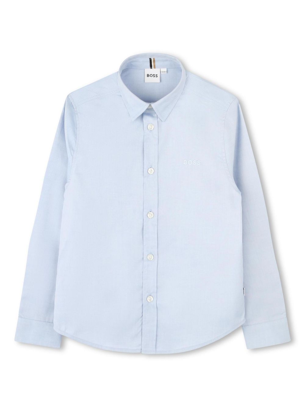 Camicia azzurra per bambino J52009 77D Boss Kids 