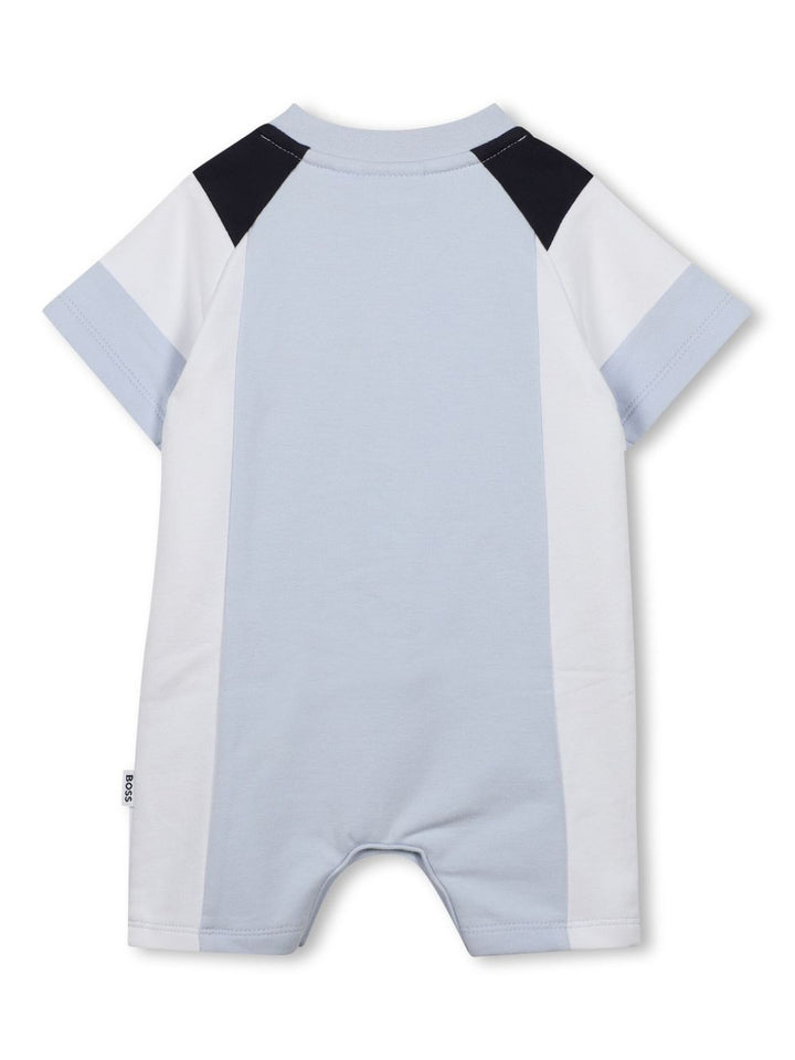 Tutina blu/bianco per neonato J52205 771 Boss Kids 
