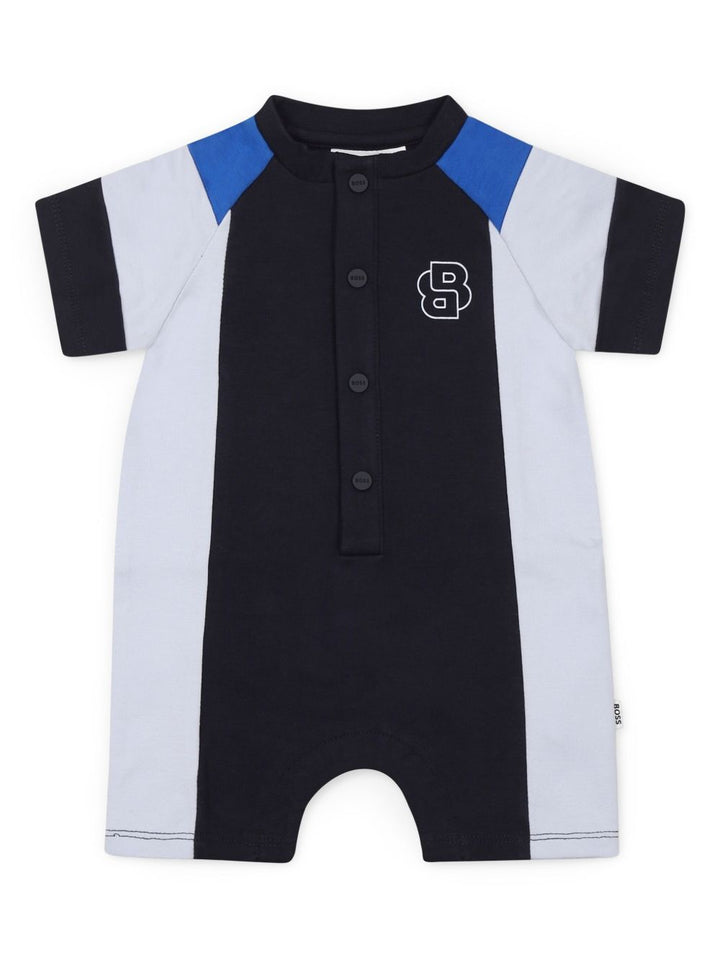Tutina blu per neonato J52205 849 Boss Kids 