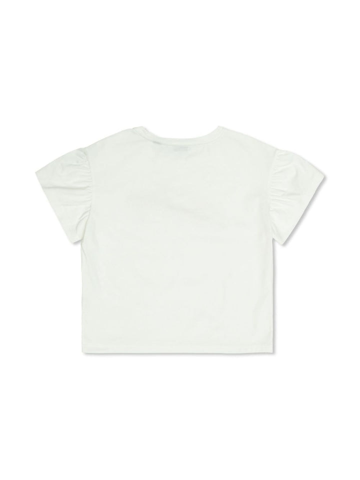 T-shirt bianca per bambina 8100319 A1464 Burberry Kids 
