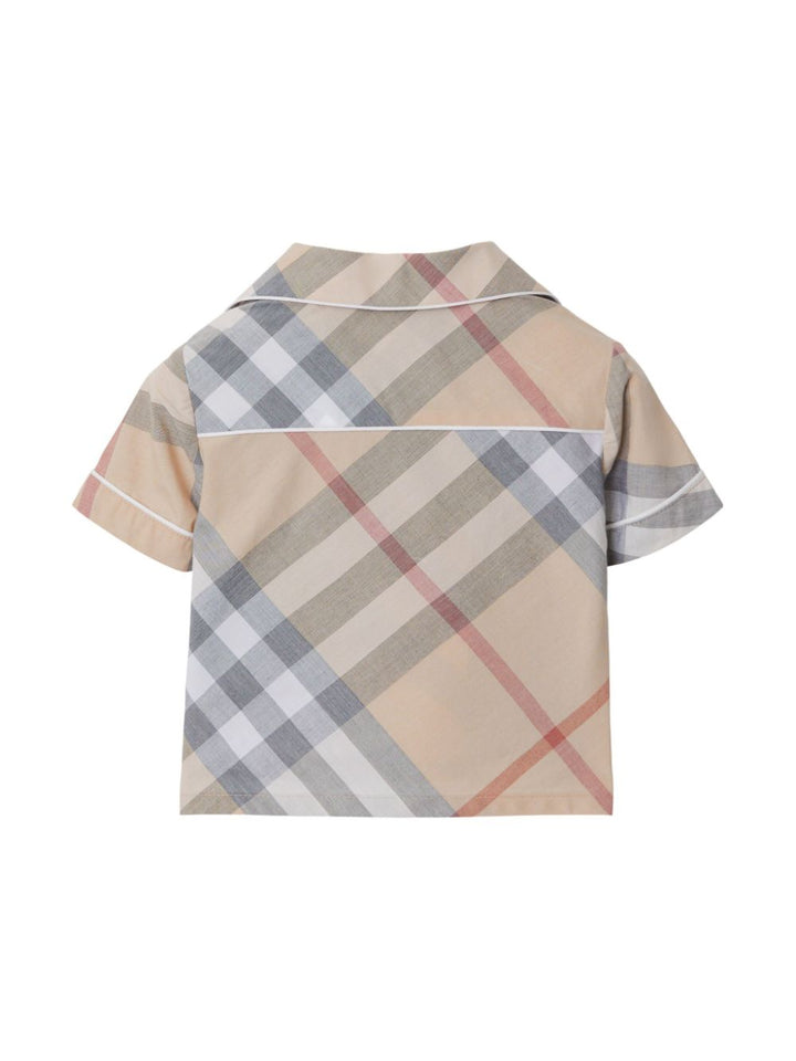 Tutina beige per neonato 8101683 A2205 Burberry Kids 