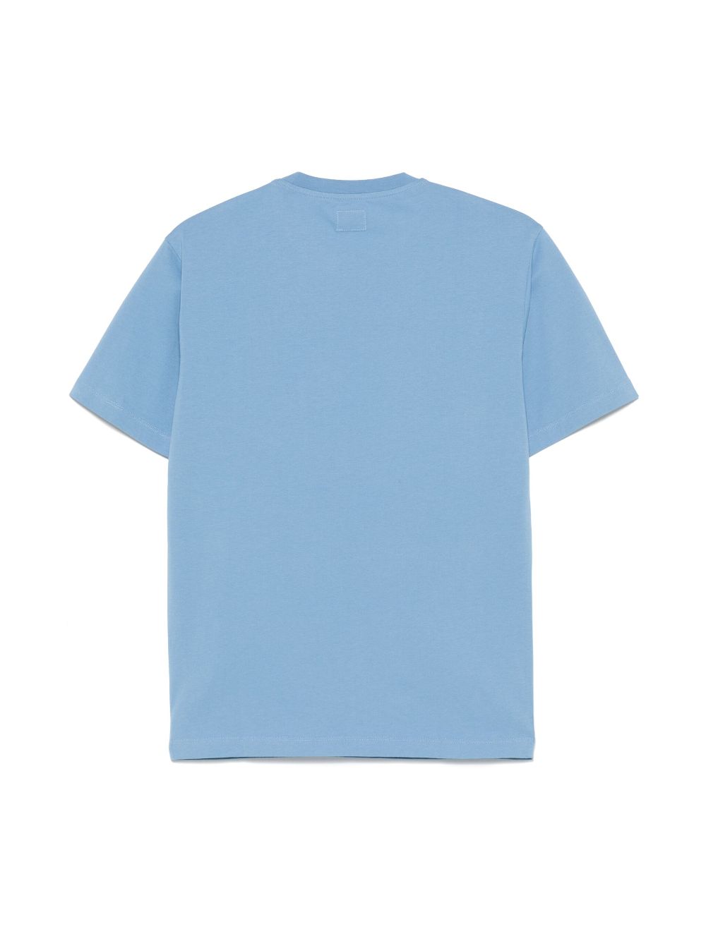 T-shirt blu fiordaliso per bambino C6M008LAA17 40532 C.P Company Kids 