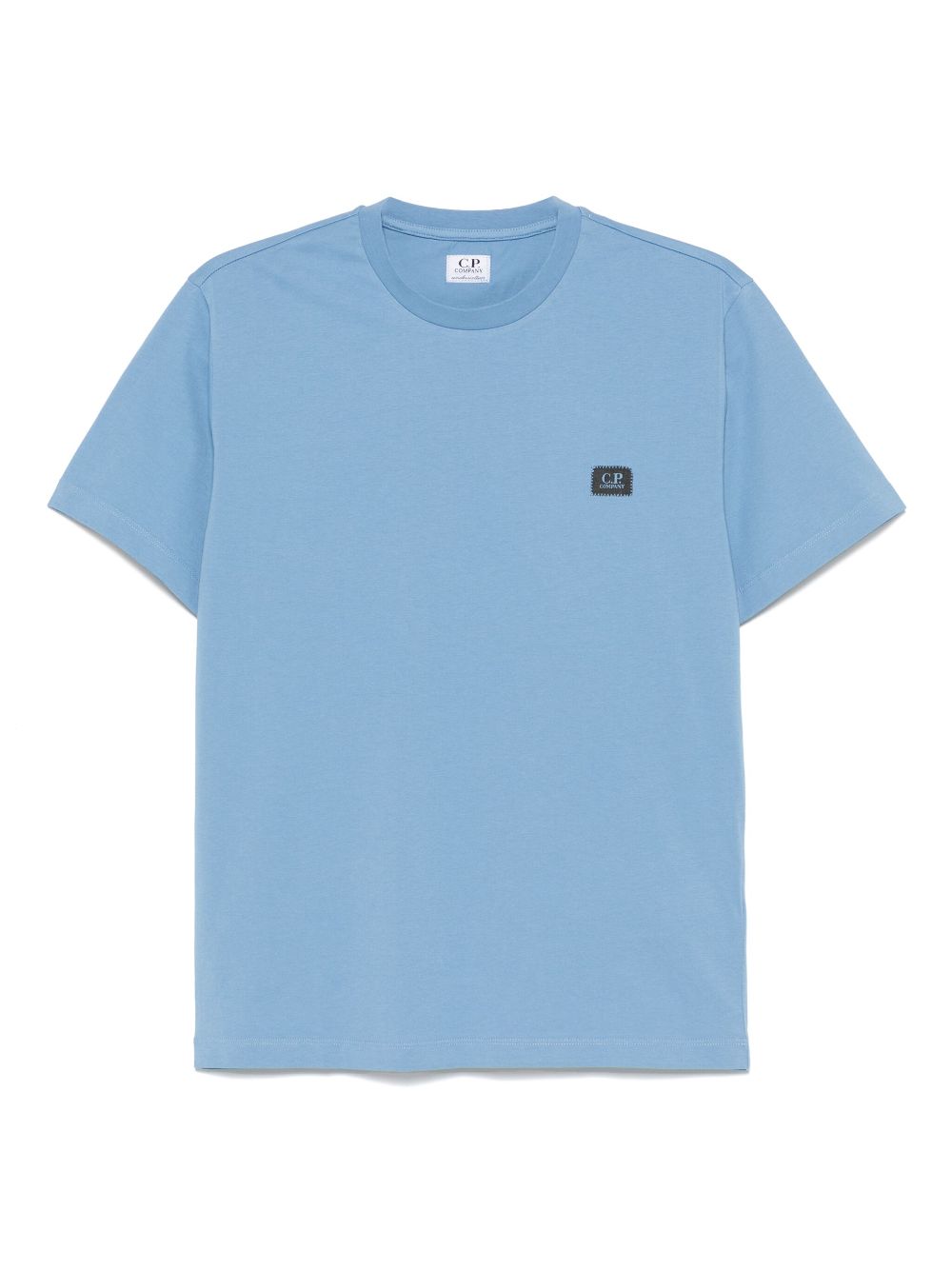 T-shirt blu fiordaliso per bambino C6M008LAA17 40532 C.P Company Kids 