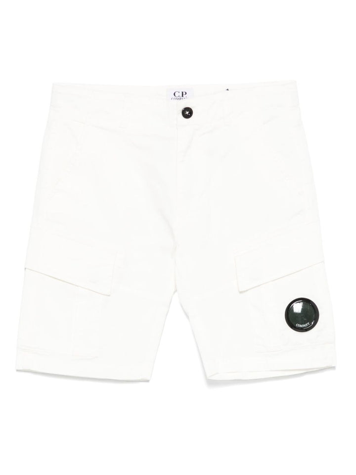 Bermuda bianca per bambino CMQ005LRC05 10135 C.P Company Kids 