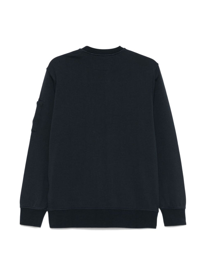Felpa blu navy per bambino CUF00XLCA69 41150 C.P Company Kids 