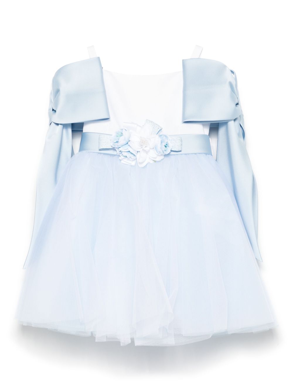 Abito bianco/azzurro per bambina FB1082213232 1050 Colorichiari Kids 