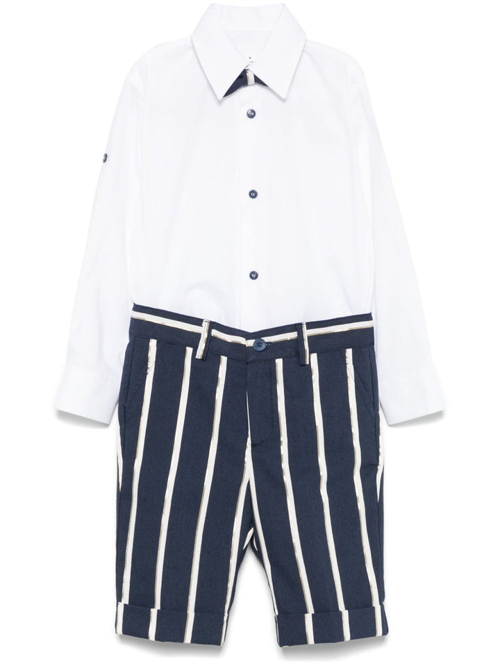 Completo elegante bianco/blu navy per bambino MB3080664798a 60 Colorichiari Kids 