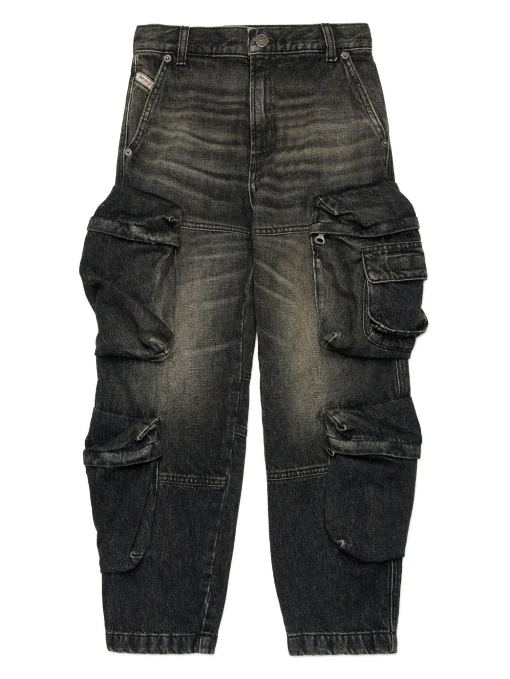 Jeans neri per bambino J02155KXBNE K02 Diesel Kids 