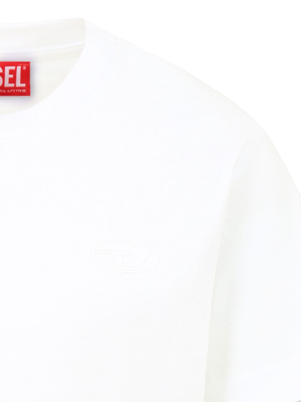 T-shirt bianca per bambino J022760HGAM K100 Diesel Kids 
