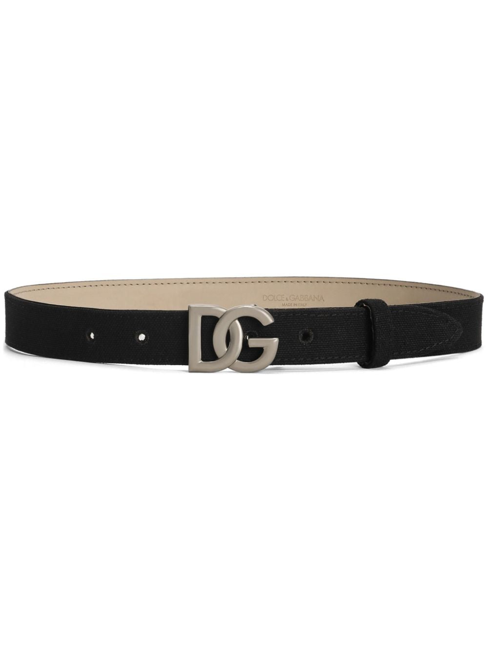 Cintura nera per bambino EC0083AT661 8B939 Dolce & Gabbana Kids 