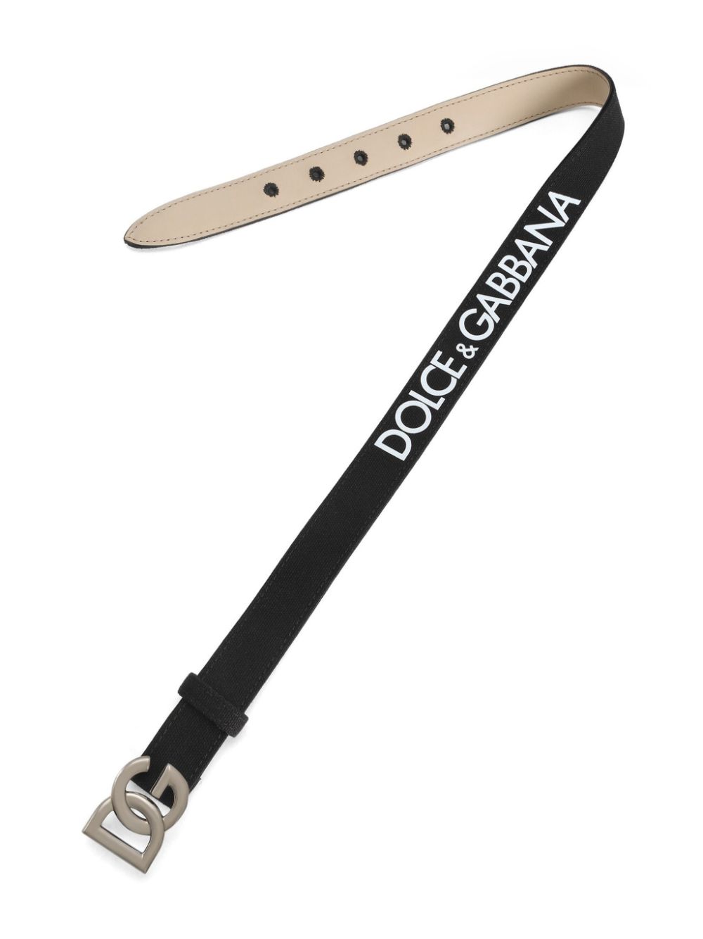 Cintura nera per bambino EC0083AT661 8B939 Dolce & Gabbana Kids 