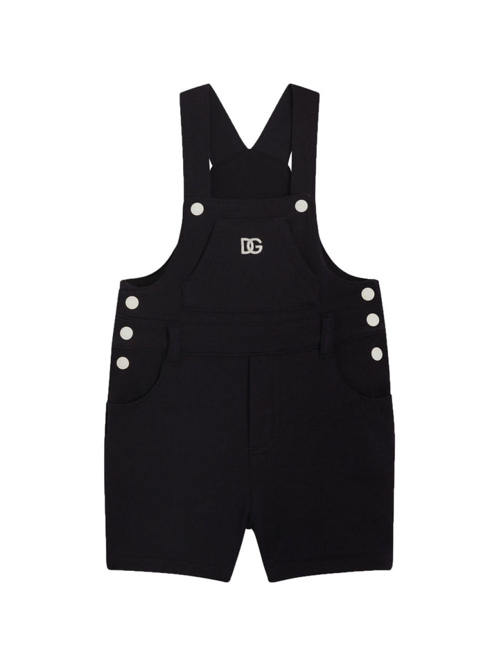Salopette nera per neonato L1JQV4G7O7F S9000 Dolce & Gabbana Kids 