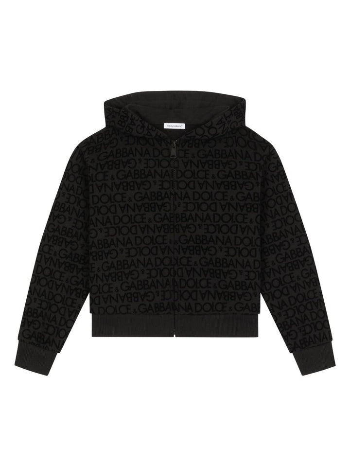 Felpa nera per bambino L4JWJCG7K2H HNXCN Dolce & Gabbana Kids 