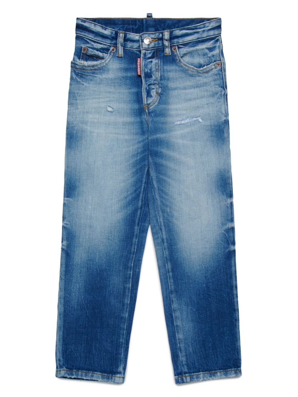 Jeans blu indaco per bambino DQ2241D0ABW DQ01 Dsquared2 Kids 