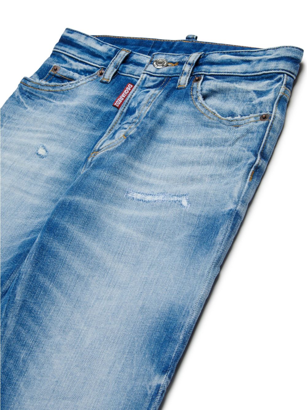 Jeans blu indaco per bambino DQ2241D0ABW DQ01 Dsquared2 Kids 