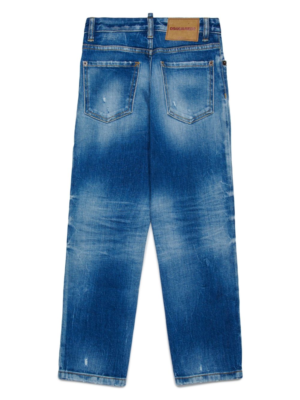 Jeans blu indaco per bambino DQ2241D0ABW DQ01 Dsquared2 Kids 