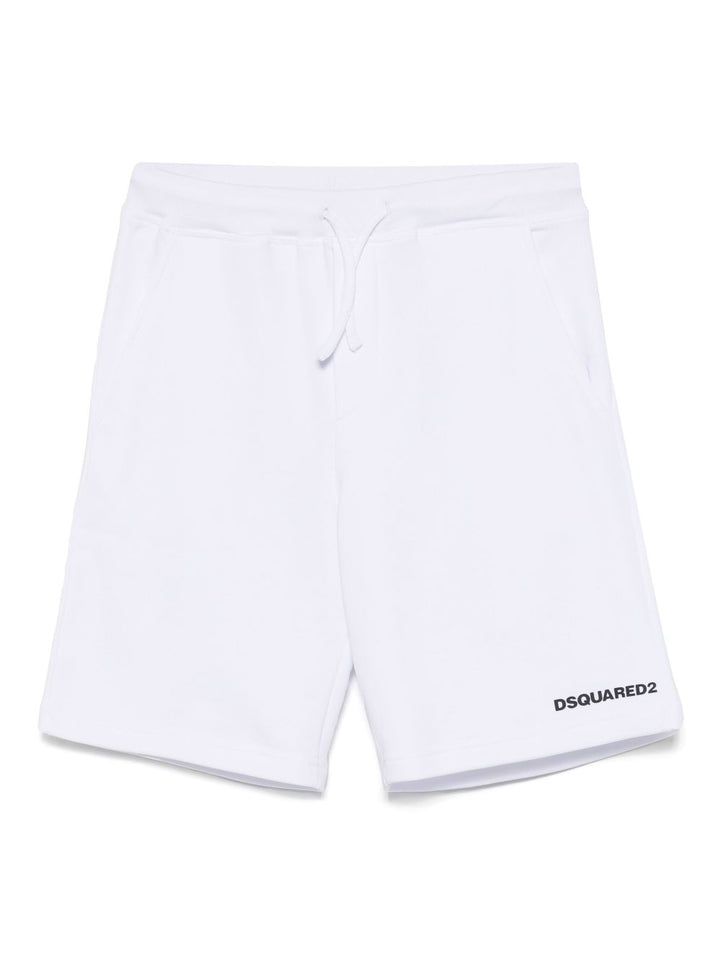 Bermuda bianca per bambino DQ2738D0094 DQ100 Dsquared2 Kids 