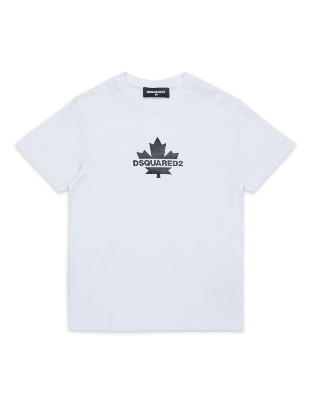 T-shirt bianca per bambino DQ2743D0AC7 DQ100 Dsquared2 Kids 