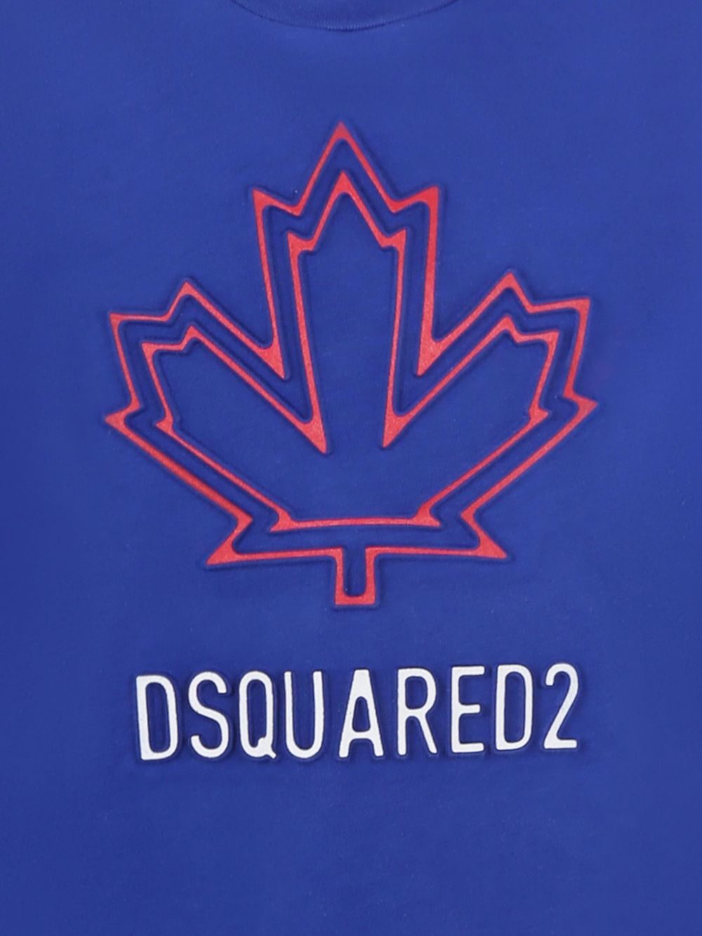 T-shirt blu elettrico per bambino DQ2770D0015 DQ870 Dsquared2 Kids 