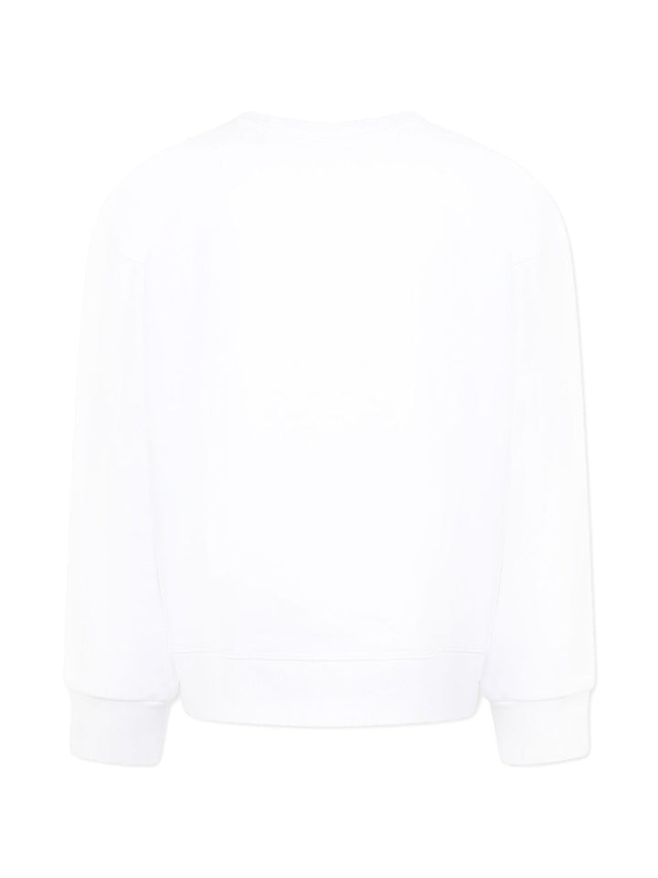 Felpa bianca per bambino DQ2786D0A9U DQ100 Dsquared2 Kids 
