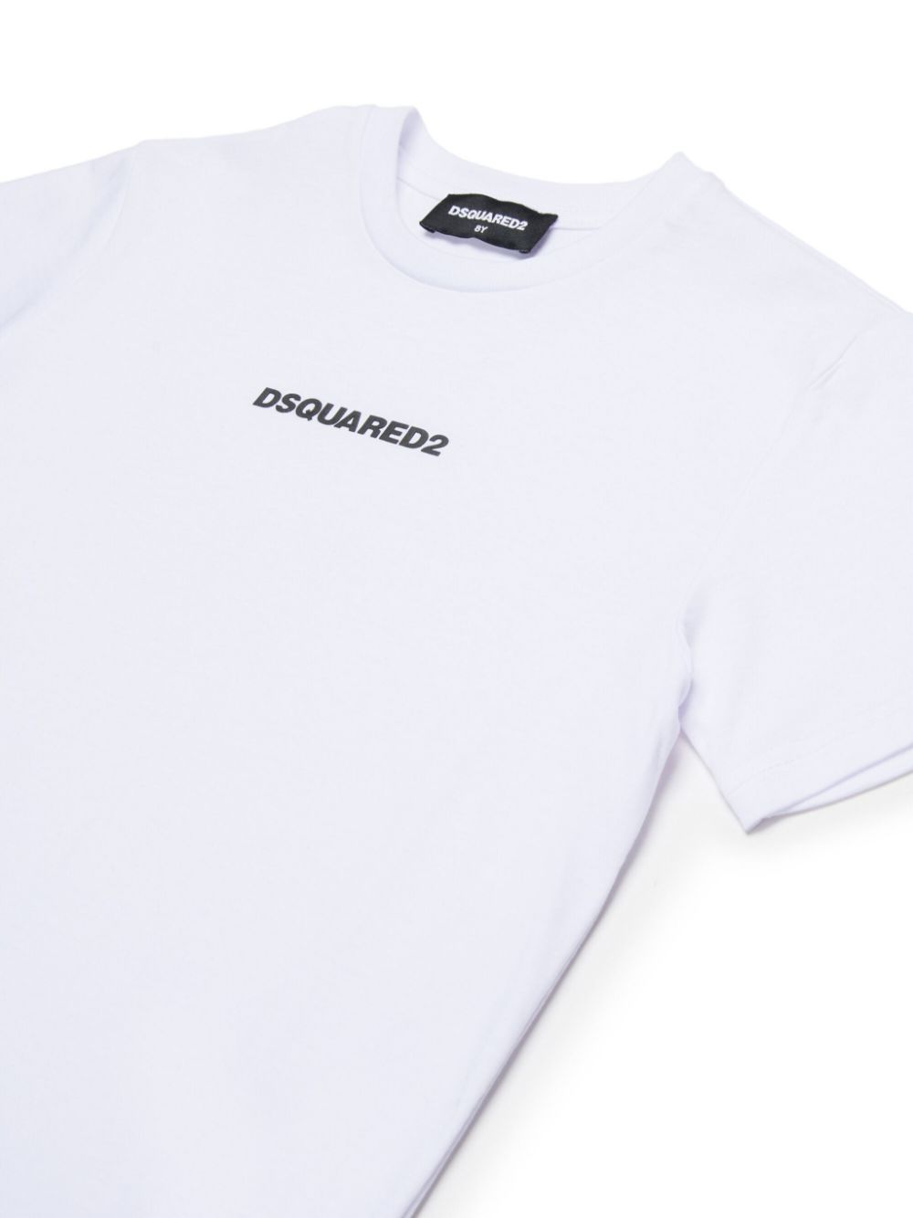 T-shirt bianca per bambino con logo DQ2823D004G DQ100 Dsquared2 Kids 
