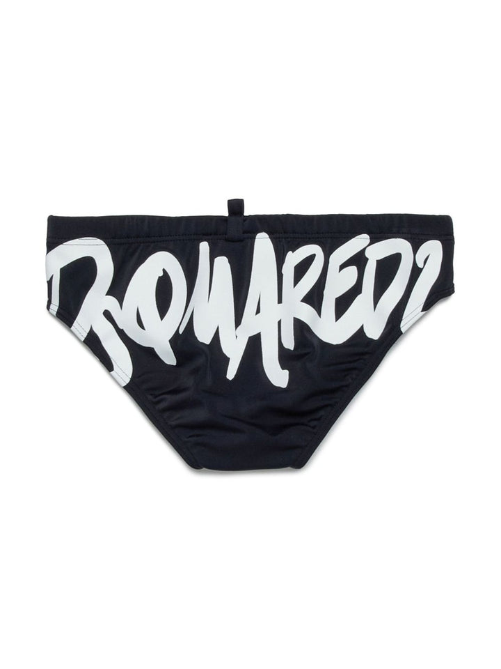 Costume nero per bambino DQ2901D000V DQ900 Dsquared2 Kids 