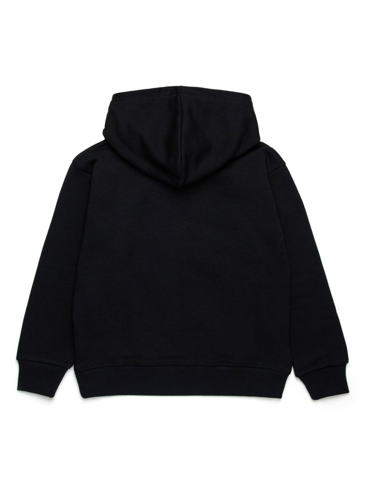 Felpa Icone nera per bambino DQ2940D00ZF DQ900 Dsquared2 Kids 