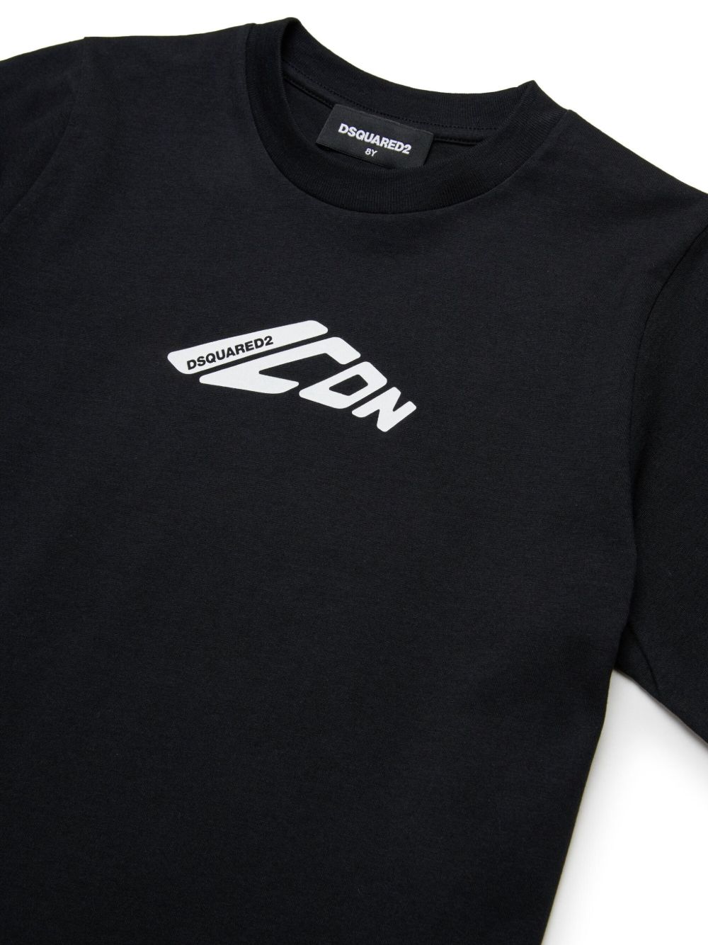T-shirt nera Icon per bambino DQ2941D00XM DQ900 Dsquared2 Kids 