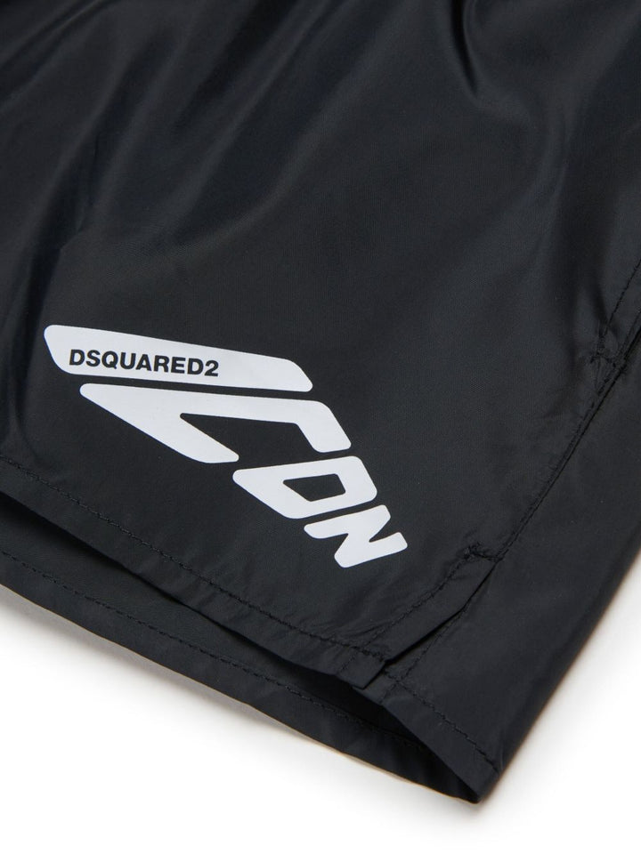 Costume nera per bambino DQ2960D0A9E DQ900 Dsquared2 Kids 