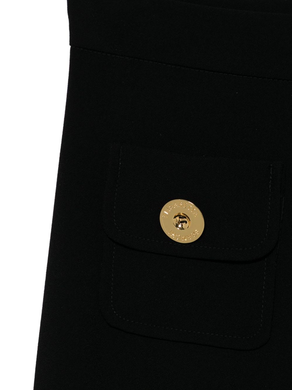 Pantalone nero per bambina EFPA2840FODER N000 Elisabetta Franchi Kids 