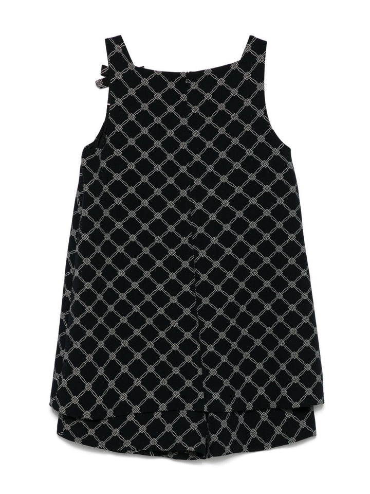 Tuta nero per bambina EFTA0990GA018 D062 Elisabetta Franchi Kids 