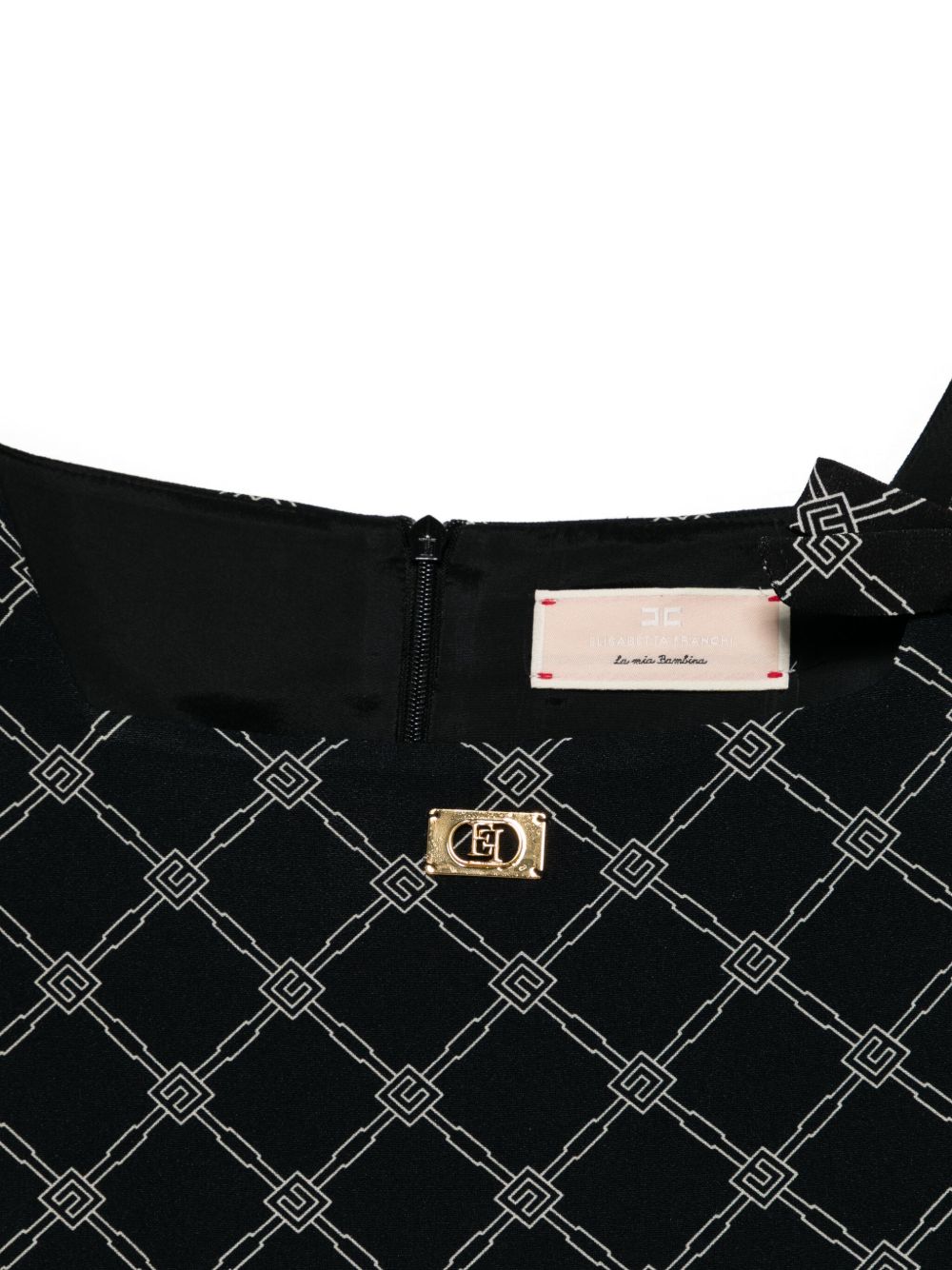 Tuta nero per bambina EFTA0990GA018 D062 Elisabetta Franchi Kids 