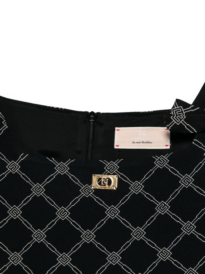 Tuta nero per bambina EFTA0990GA018 D062 Elisabetta Franchi Kids 