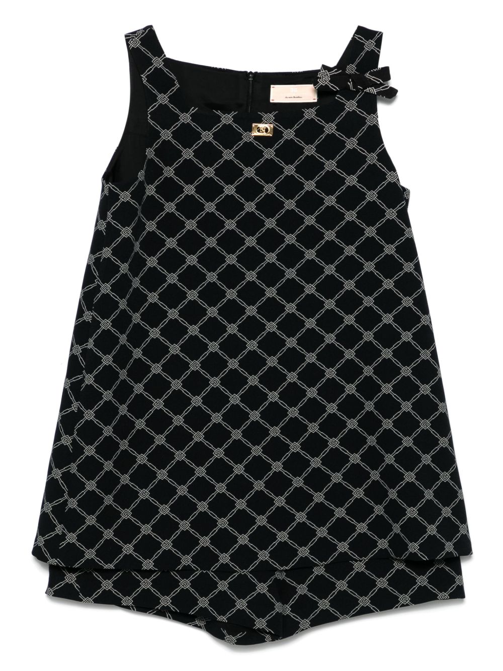Tuta nero per bambina EFTA0990GA018 D062 Elisabetta Franchi Kids 