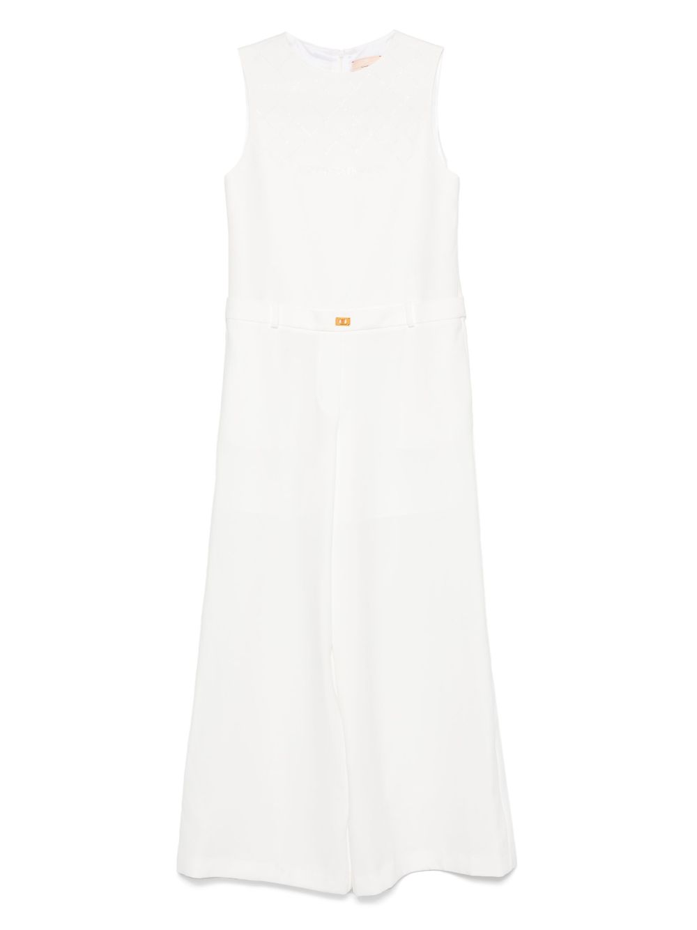 Tuta bianca per bambina EFTA1060GA085 0000 Elisabetta Franchi Kids 