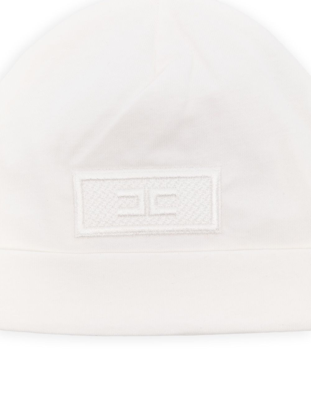 Cappello bianco per neonato ENCP0630JF054 0000 Elisabetta Franchi Kids 
