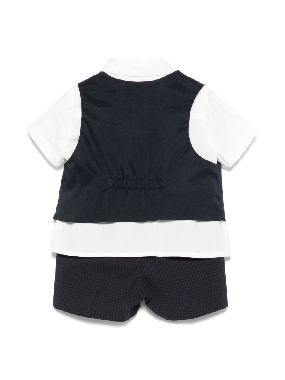 Completo elegante blu/bianco per neonato EB000184AF12958 FB058 Emporio Armani Kids 