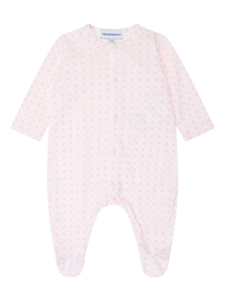 Tutina rosa per neonata EY000011AF10913 F4012 Emporio Armani Kids 