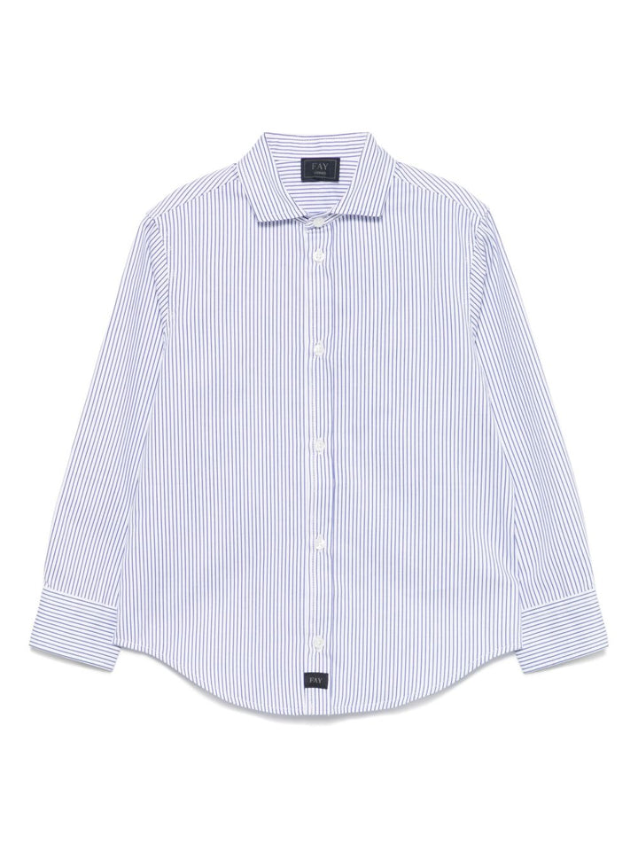 Camicia azzurra per bambino FW5P20P0524 100BL Fay Kids 