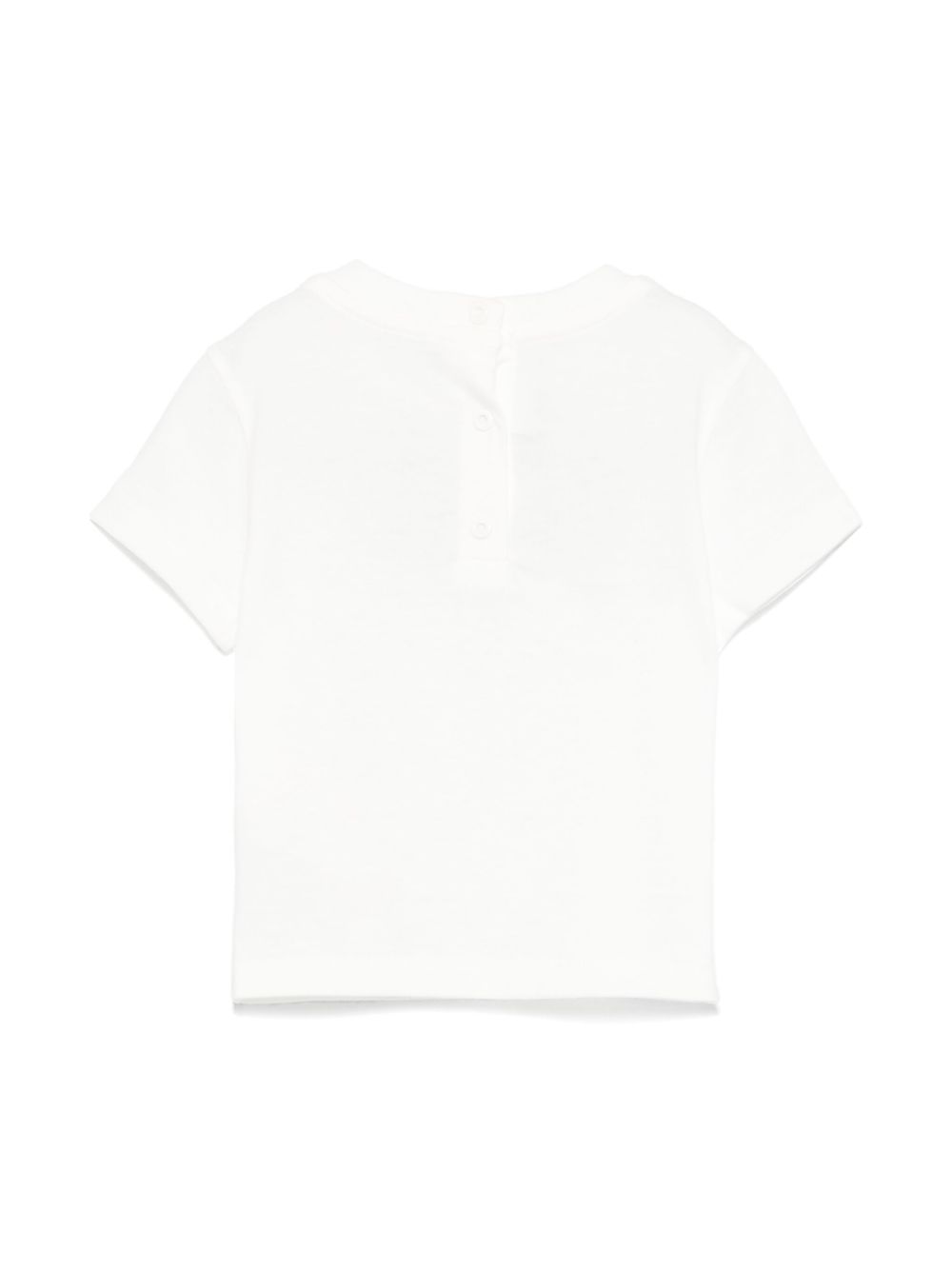 T-shirt bianca per neonato BMI2557AJ F1P2N Fendi Kids 