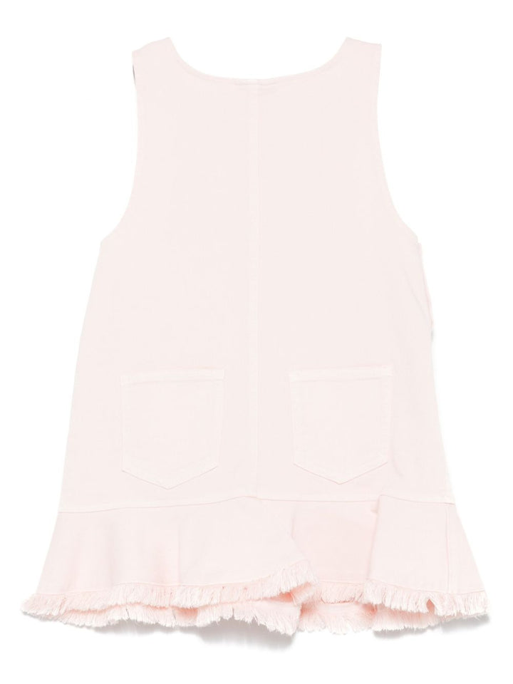 Abito rosa chiaro per bambina JFB769ATS1 F1RX7 Fendi Kids 