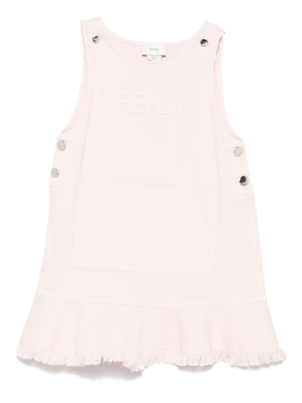 Abito rosa chiaro per bambina JFB769ATS1 F1RX7 Fendi Kids 
