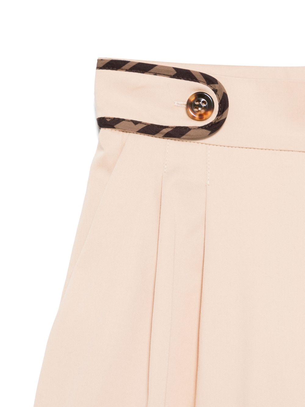 Pantalone beige sabbia per bambina JFF350ADEH F1P2P Fendi Kids 