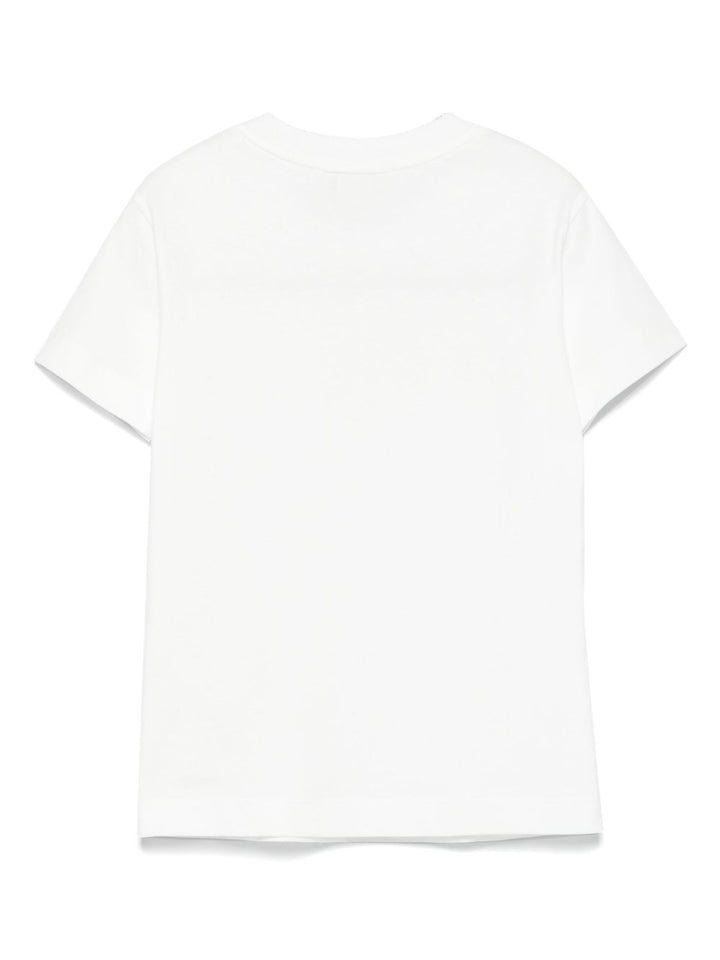T-shirt bianca per bambino JFI3757AJ F1SP9 Fendi Kids 