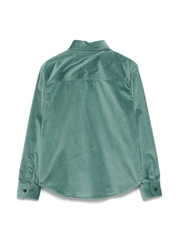 Camicia turchese-verde per bambino JMC183ARST F1QYE Fendi Kids 