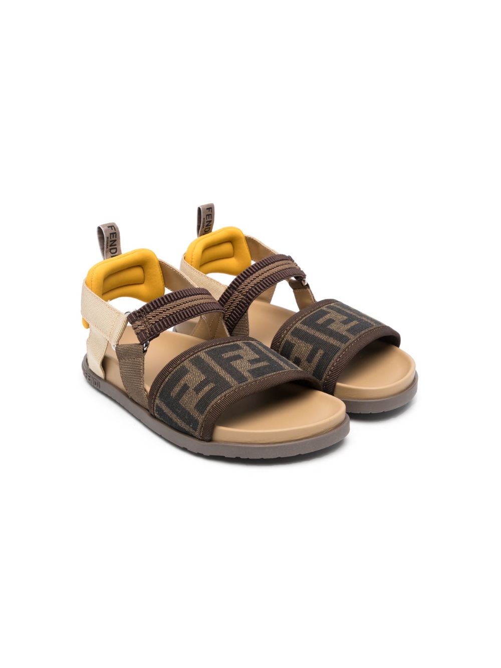 Sandali marroni per bambino JMR437ALJF F1JGO Fendi Kids 