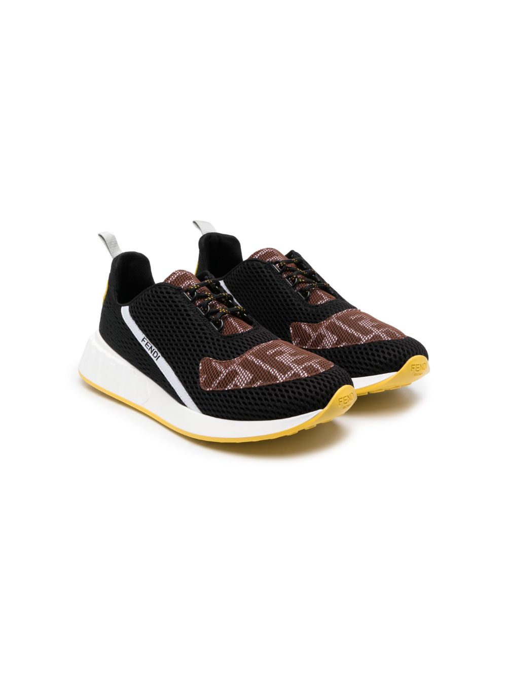 Sneakers nere per bambina con logo JMR442AM50 F150H Fendi Kids 