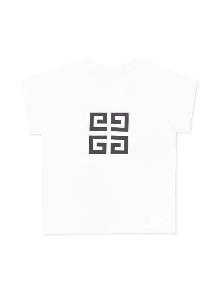 T-shirt bianco per neonato H30640 10P Givenchy Kids 