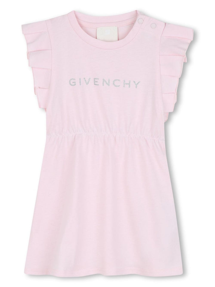 Abito rosa chiaro per neonata H30655 44Z Givenchy Kids 